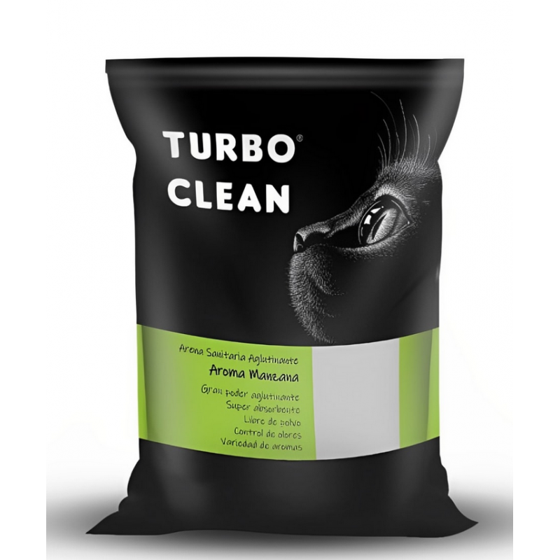 Arena Turbo clean aglutinante manzana 10 kg