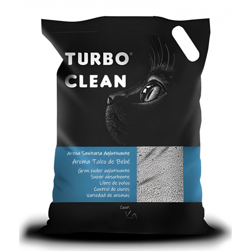 Arena Turbo clean aglutinante talco bebe 10 kg
