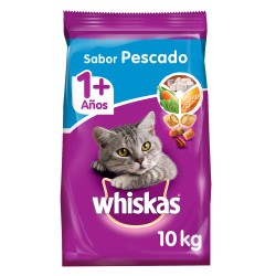 Whiskas gato 1+ pescado 8 kg