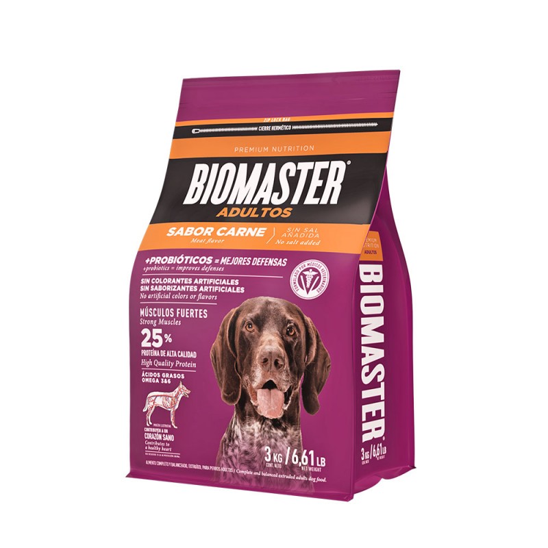 Biomaster perro cachorro carne 9 kg